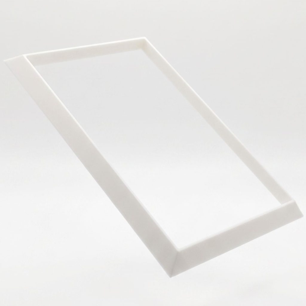 4 Pack Light Switch Frames Compatible With Sonoff Light Switches (6mm Trim) - White