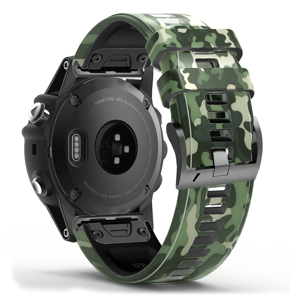 LOBO 22mm Silicone Watch Strap for Garmin - Image 2