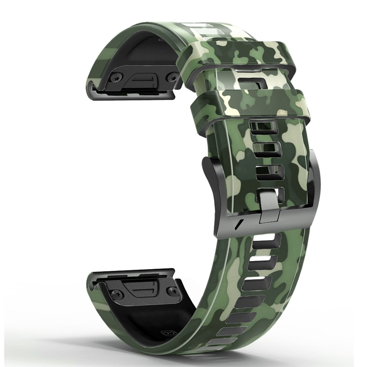 LOBO 22mm Silicone Watch Strap for Garmin - Image 3