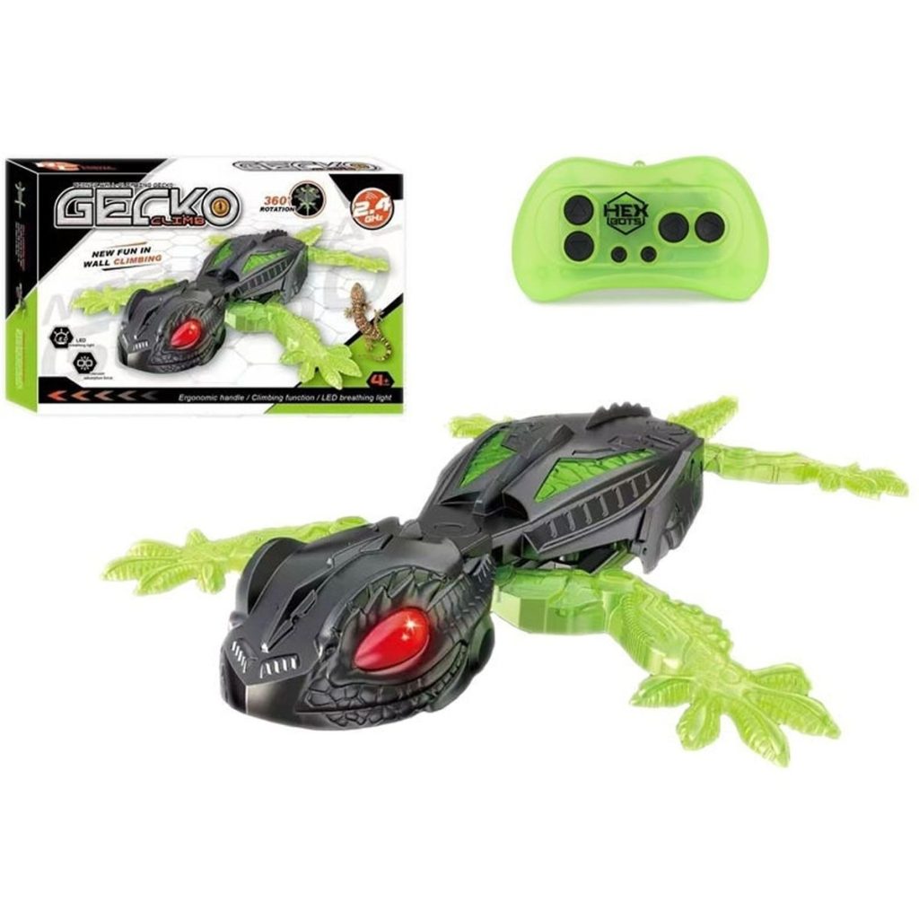 Remote Controlled Wall Climbing Gecko Toy - USB-C Rechargeable