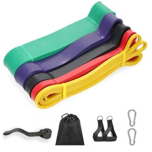 Fitness Band Workout Bands for Exercise with Handles Pull Up Elastic Bands