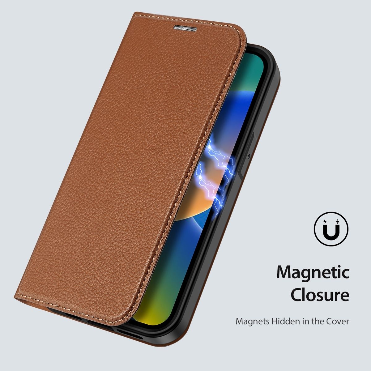 DUX DUCIS Skin X2 Magnetic Flip Cover for iPhone 14 Pro MAX (6.7") - Image 2