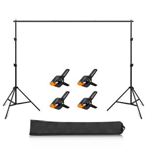 PULUZ 2m x 2m Photo Studio Backdrop Frame Kit - Image 1