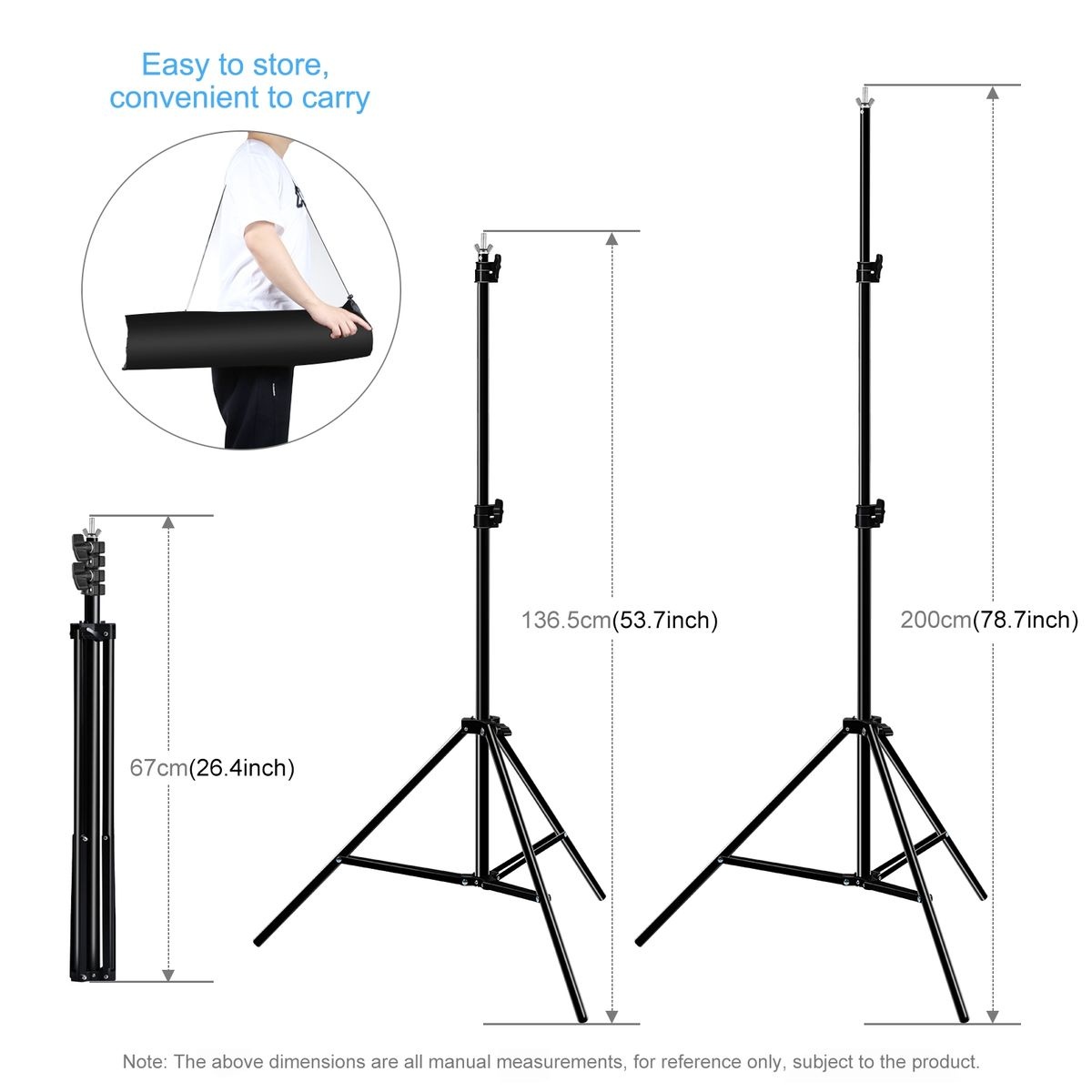 PULUZ 2m x 2m Photo Studio Backdrop Frame Kit - Image 2