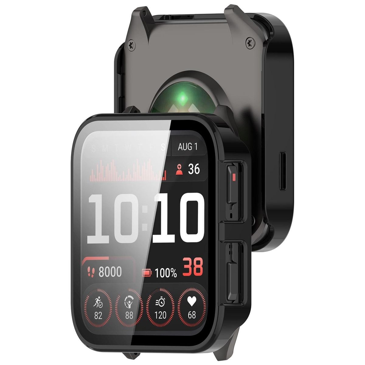 LOBO Protector with Built-In Tempered Glass Compatible with Garmin Venu X1 - Image 3