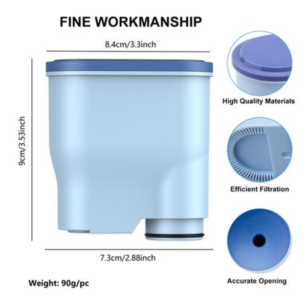 4 Pieces Coffee Machine Water Filter Replacement Compatible With Philips
