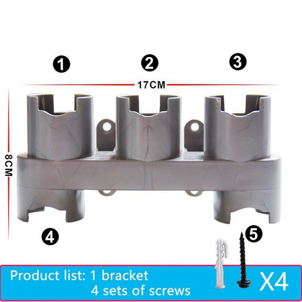 T4U Accessory Holder for Dyson V6 V7 V8 V9 V10 (Wall Mounted)