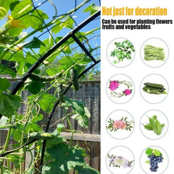 Metal Garden Arch Trellis - Balloon Arches & Plant Support 1.4x2.3m