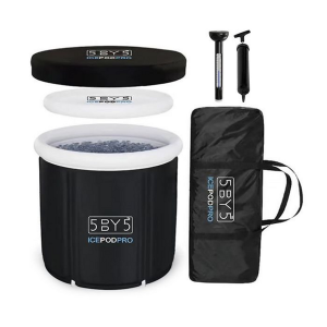 5by5 IcePodPro Ice Bath With Bag, Thermometer & Hand Pump