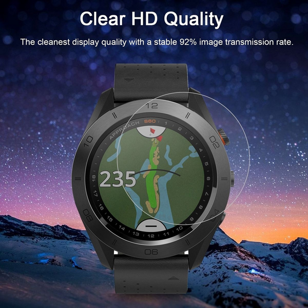 2 PCS WILK Tempered Glass Screen Protectors for Garmin Approach S62