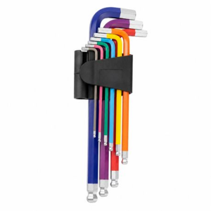 9-piece Metric Ball-End Allen Key Set With Storage Holder