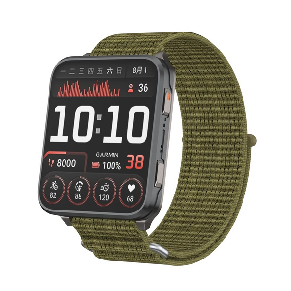 LOBO 24mm FastFit Nylon Velcro Strap Compatible With Garmin Venu X1