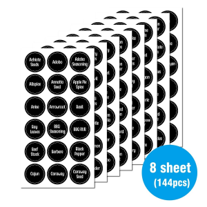 144 Piece Jar & Spice Adhesive Labels - Image 5