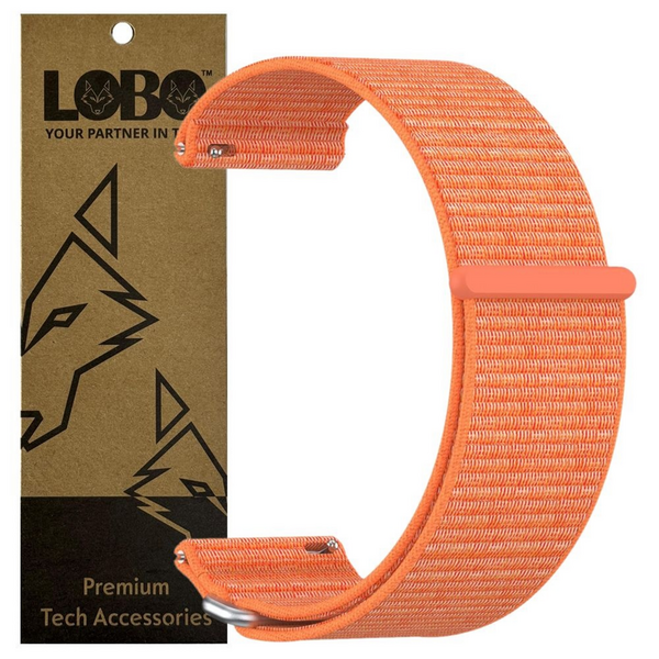 LOBO 24mm FastFit Nylon Velcro Strap Compatible With Garmin Venu X1