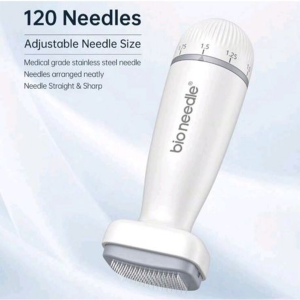 Bioneedle 120 Adjustable Skincare Stamp + Silicone Face Brush - Image 3