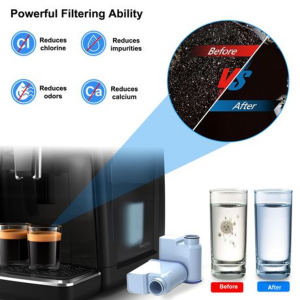 4 Pieces Coffee Machine Water Filter Replacement Compatible With Philips - Image 4