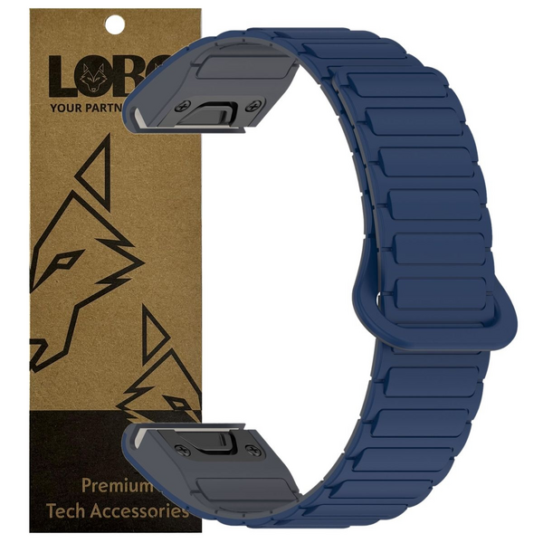LOBO 20mm FastFit Magnetic Strap Compatible With Garmin Fenix 5S/6S/7S,Fenix 8-43mm etc