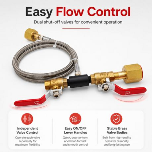 CO2 Refill Station W21.8 to W21.8 with Dual Valves