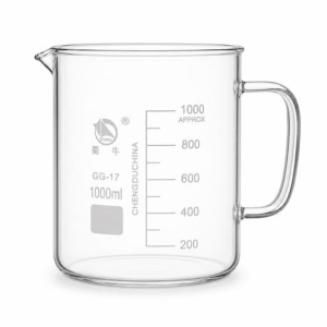 Shuniu 1000ml Borosilicate Glass Beaker with Handle