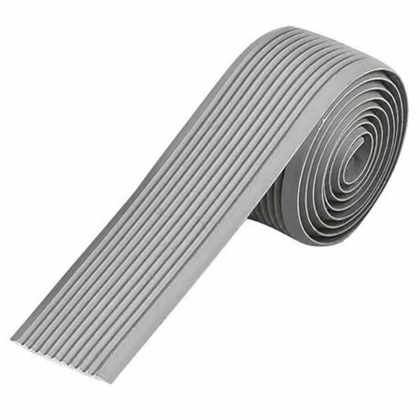 Self-Adhesive Rubber Stair Grip Strip - 10m x 7.8cm - Grey