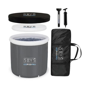 5by5 IcePodPro V2.0 Ice Bath With Bag, Thermometer & Hand Pump