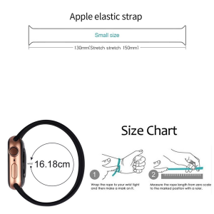 5by5 Solo Loop Strap / Band for Apple Watch 38/40mm (Large) - Image 11
