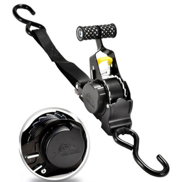 Xtangle Cargo Control Retractable Ratchet Tie Down - 3.3m - Tough & Durable