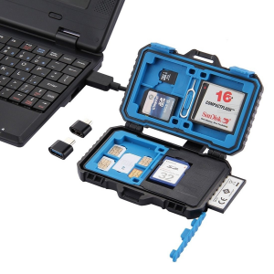 PULUZ Memory Card Reader & 22-in1 Waterproof Memory Card Holder - Image 2