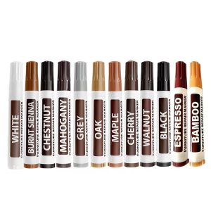 12-Piece Furniture Repair Marker Set for Wood Touch-Ups