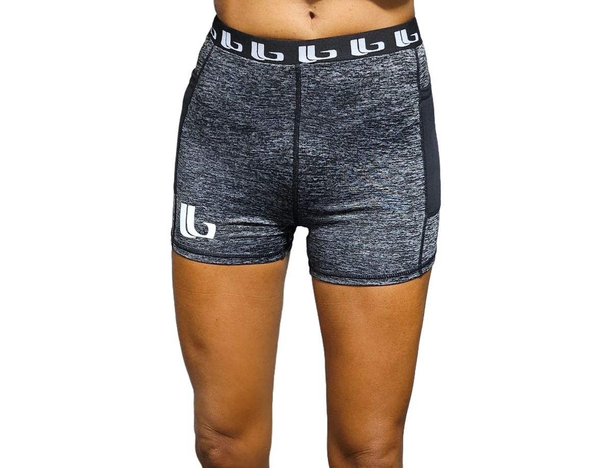 LOBRO Grey Gym Shorts - Image 7