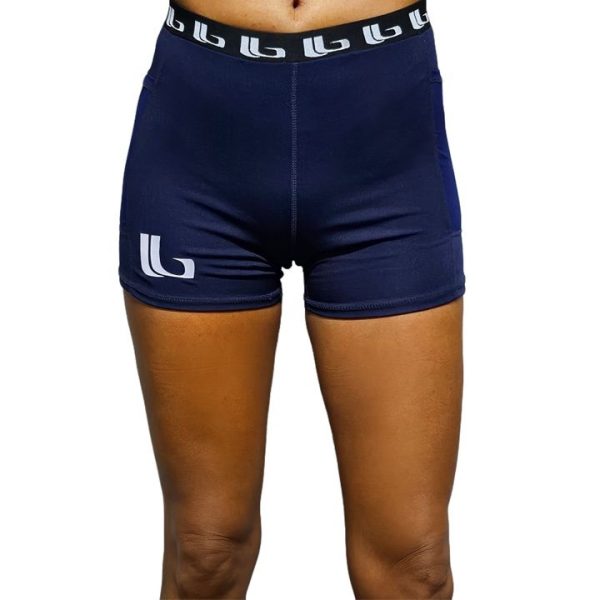 LOBRO Navy Blue Gym Shorts