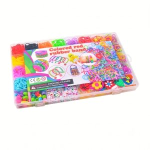 DIY Loom Band Bracelet Making Kit with Storage Organizer Box - Image 1
