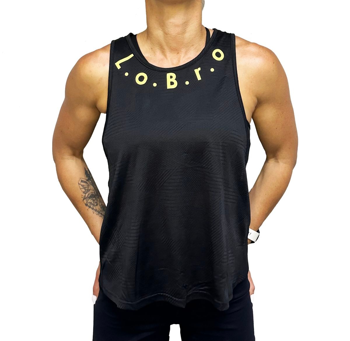 LOBRO Training Vest - Black/Gold - Image 1