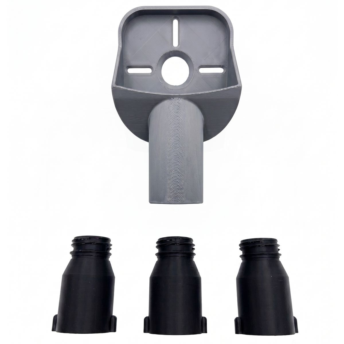 Universal Drill Dust Collector with 3 Vacuum Adapters - Image 1
