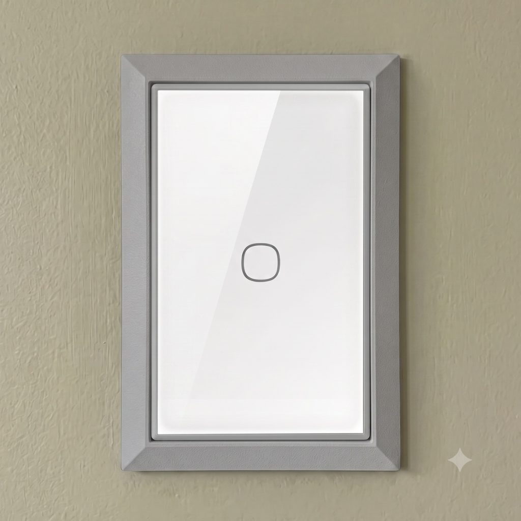 4 Pack Light Switch Frames Compatible With Sonoff Light Switches (6mm Trim)