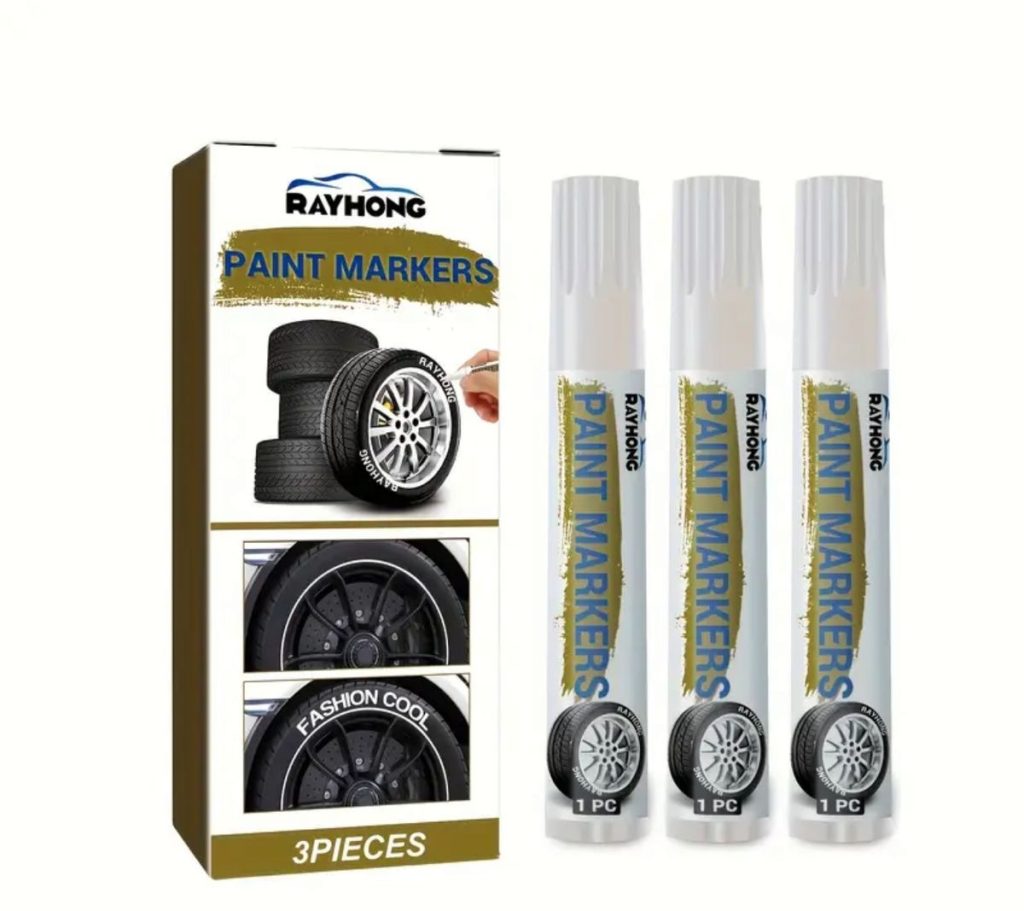 Waterproof Tire Marker Pen - 3 Pack