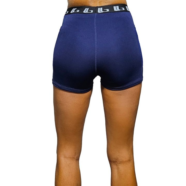LOBRO Navy Blue Gym Shorts - Image 5
