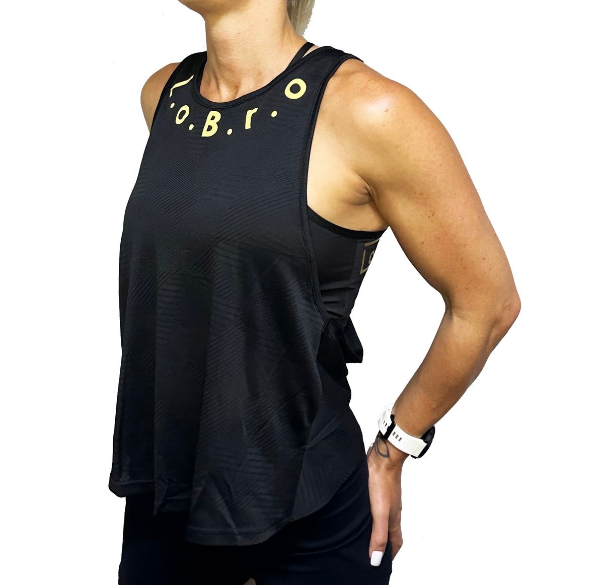 LOBRO Training Vest - Black/Gold - Image 2