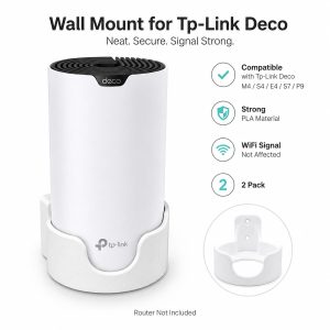 2 Pack Wall Mount Brackets Compatible With TP-Link Deco M4/S4/E4/S7/P9 - Image 2