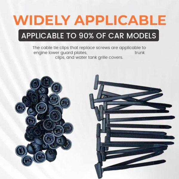 50Pieces Heavy Duty Multipurpose Self-Locking Universal Nylon Cable Ties