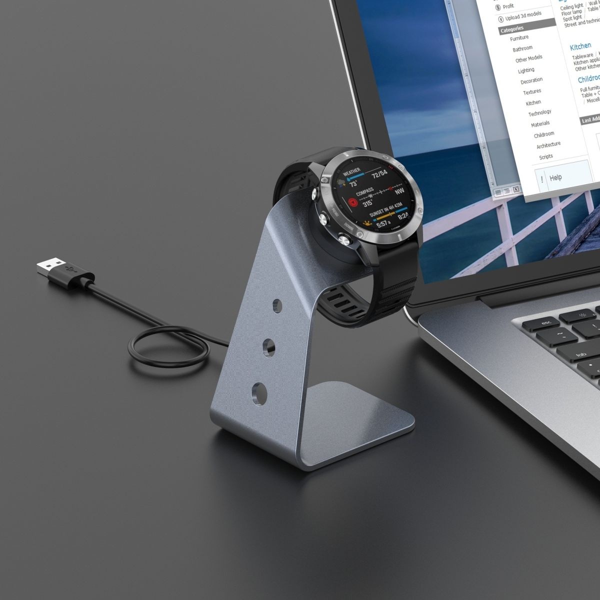 5by5 Charging Stand For Garmin Smart Watches (See Compatibility List Below) - Image 5