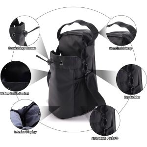 Magnetic Gym Water Bottle Bag - Heavy-Duty Oxford Cloth - Image 6