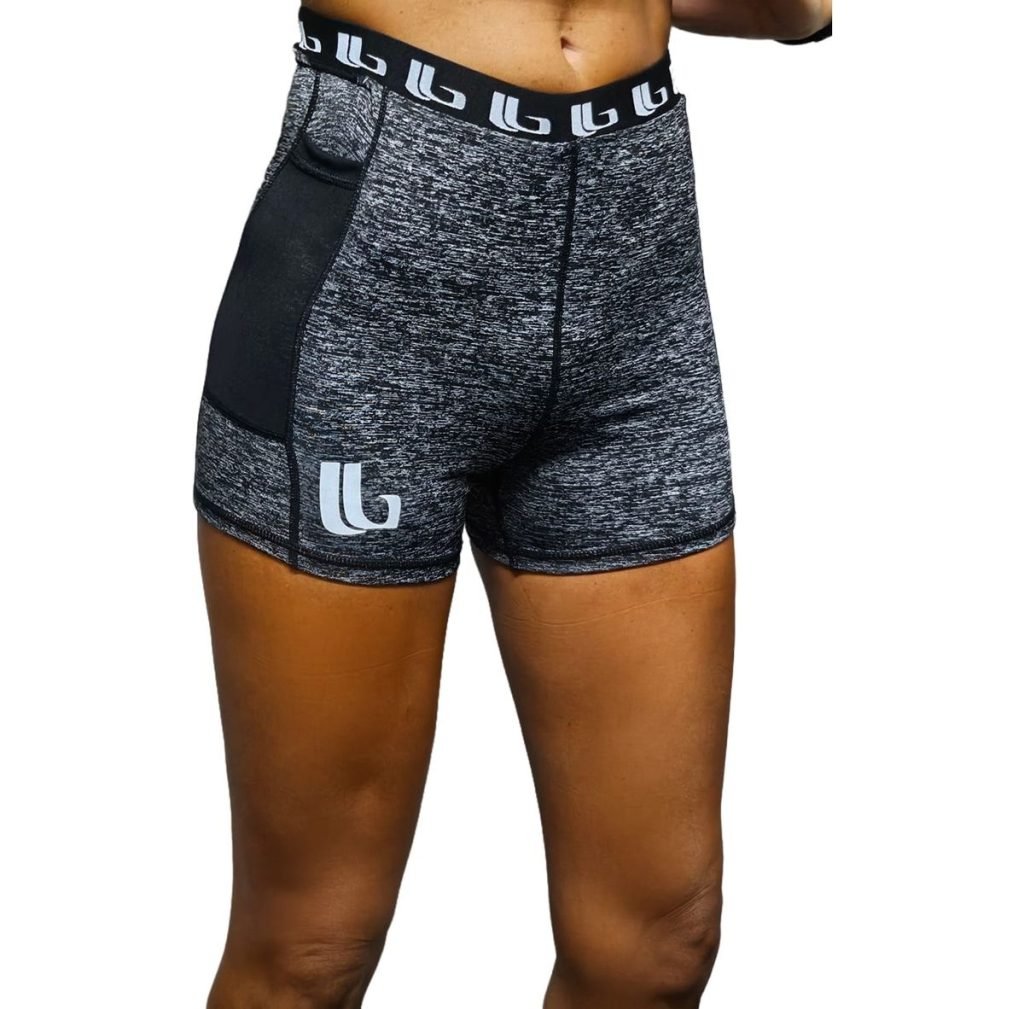 LOBRO Grey Gym Shorts