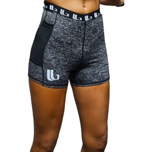 LOBRO Grey Gym Shorts - Image 5