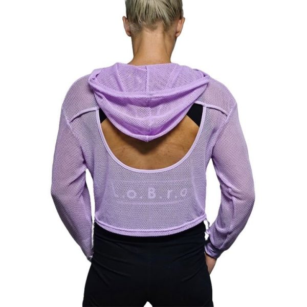 LOBRO Mesh Hoodie - Purple