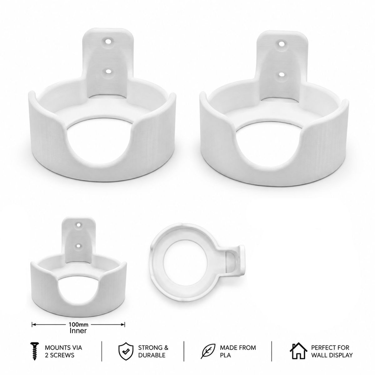 2 Pack Wall Mount Brackets Compatible With TP-Link Deco M4/S4/E4/S7/P9 - Image 3
