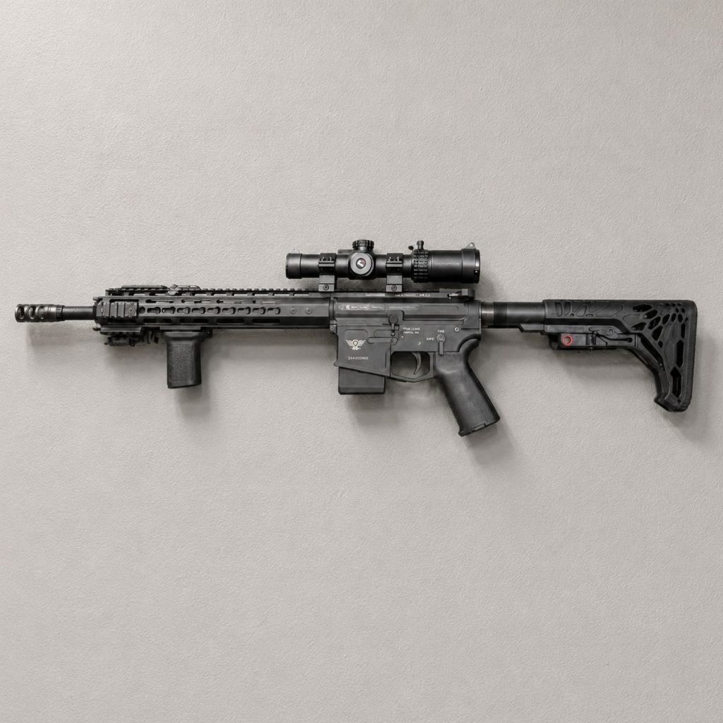 AR-15 Magwell Wall Mount - Secure Locking Display Bracket