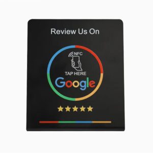 Google Review NFC Stand - Black - Image 3