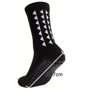 Anti-Slip Grip Sports Socks - 3 Pair Pack (OSFM-One Size Fits Most) - Image 2