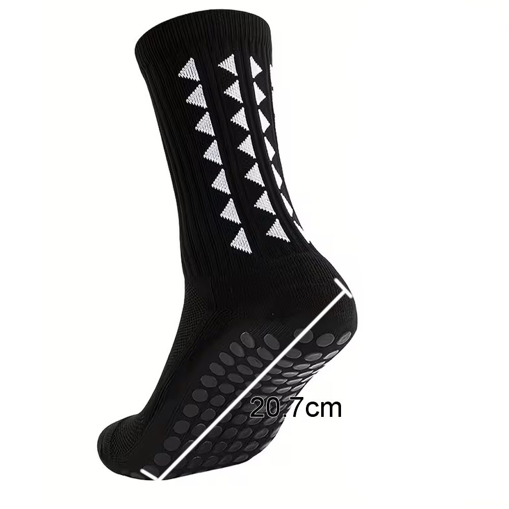 Anti-Slip Grip Sports Socks - 3 Pair Pack (OSFM-One Size Fits Most) - Image 2